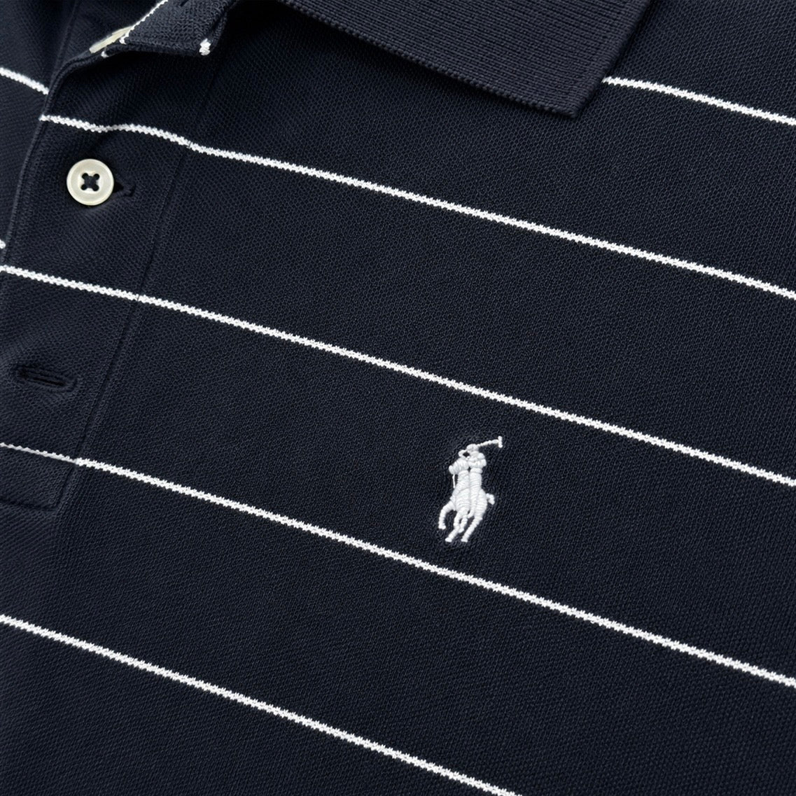 Vintage 1990s Polo Golf x Titleist Striped Pima Cotton Polo — XL