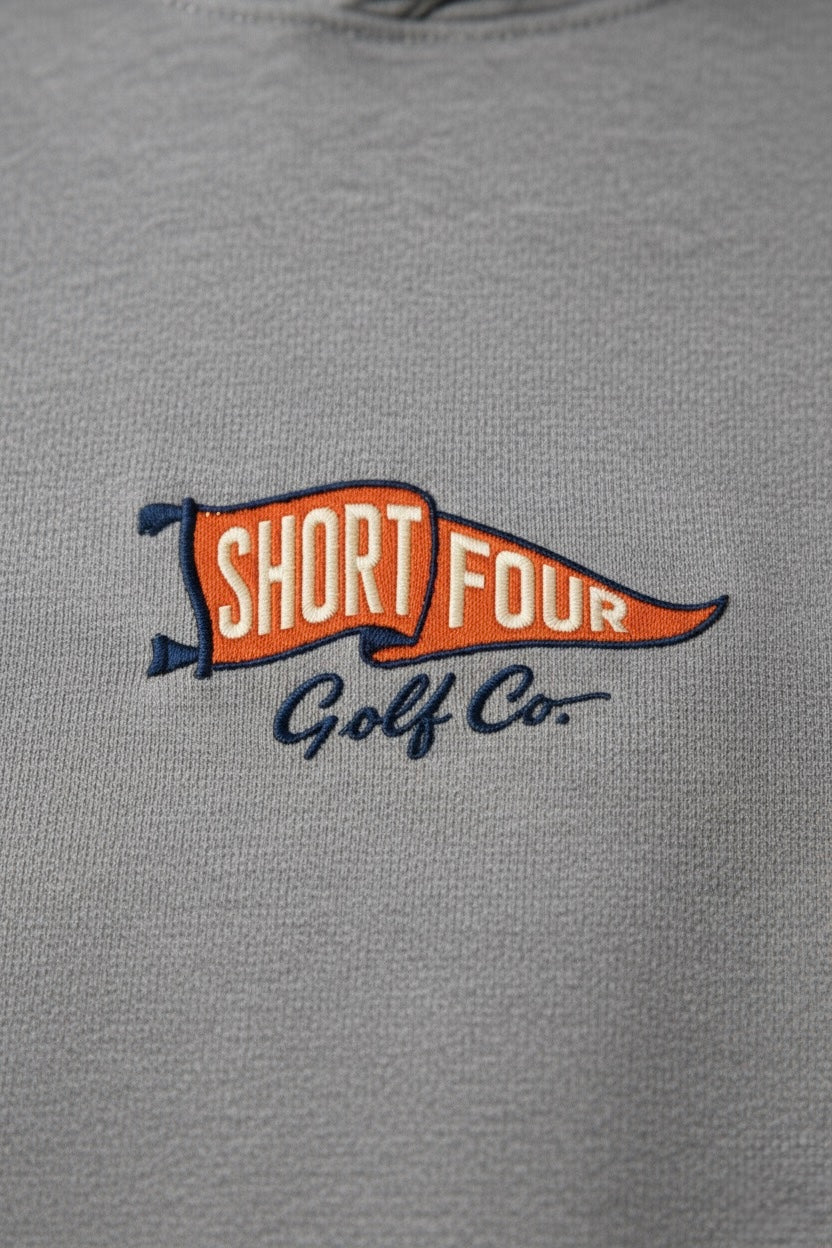 Embroidered Flag Hoodie