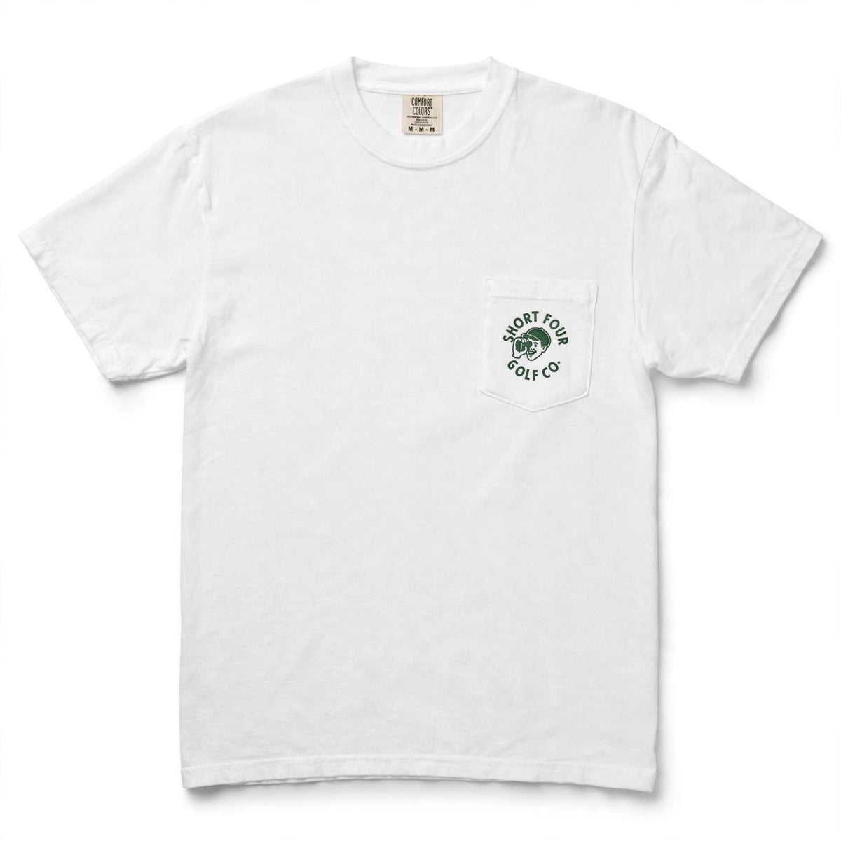 Range Finder Short Sleeve Pocket Tee - White