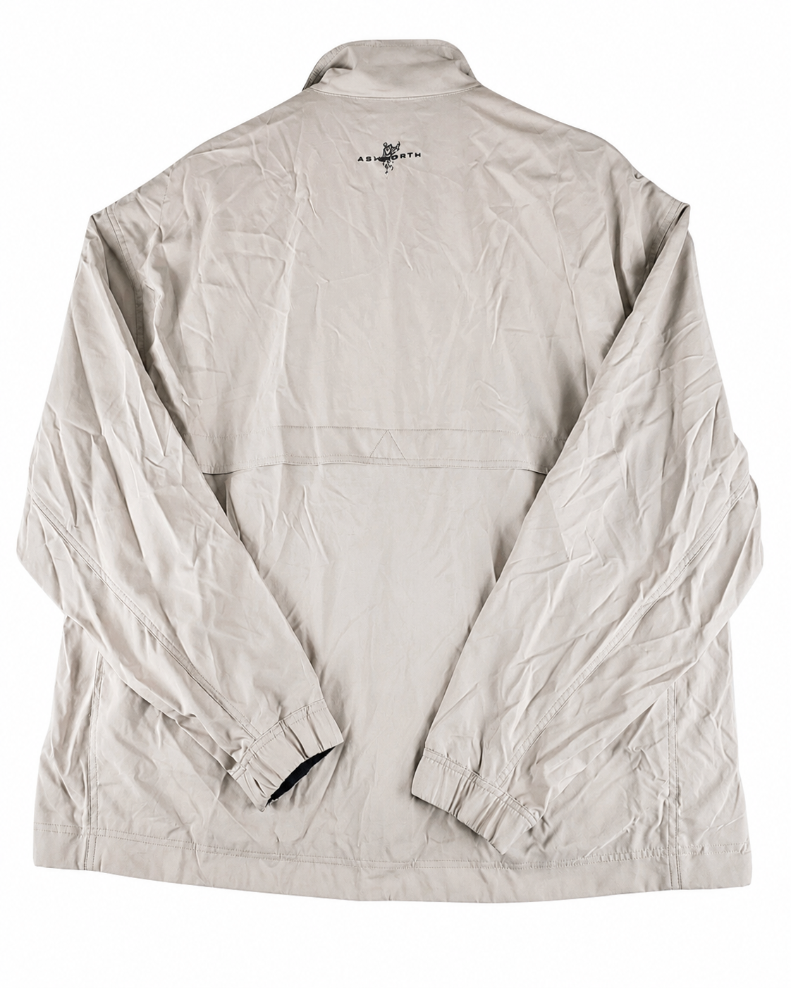Vintage Ashworth Weather Systems Beige Golf Jacket — XL