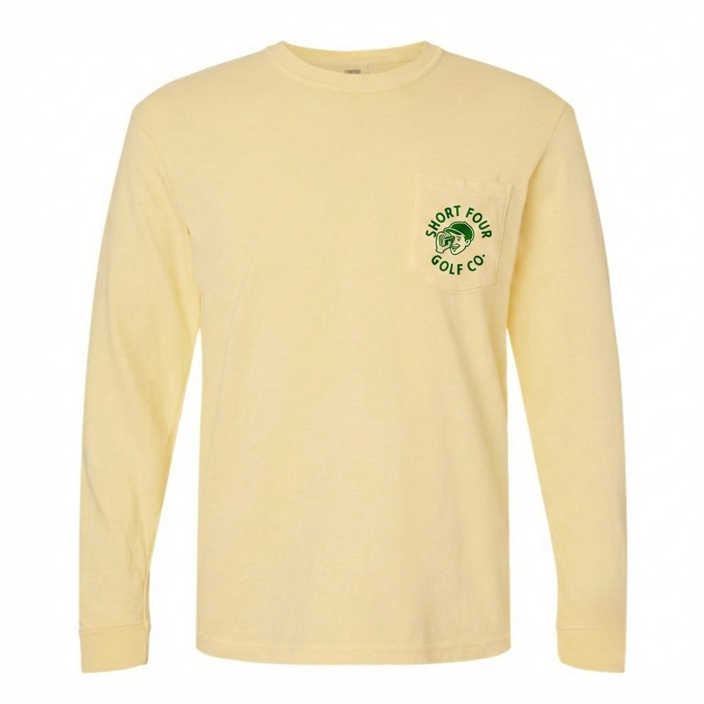 Range Finder Long Sleeve Pocket Tee - Butter