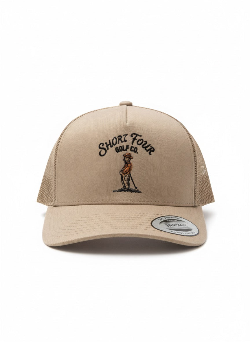 Old Man Embroidered Trucker Hat