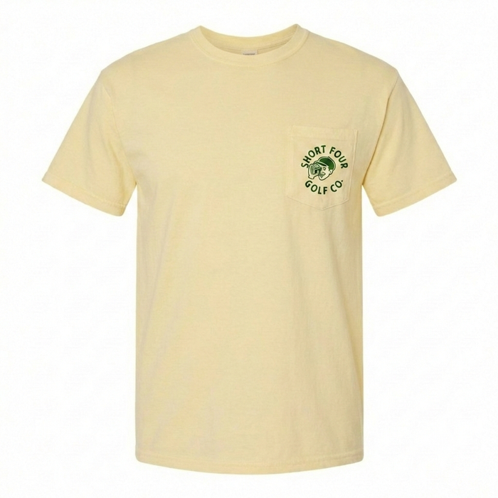 Range Finder Short Sleeve Pocket Tee in Butter